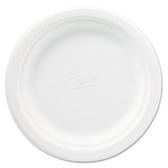 Chinet® Classic Paper Dinnerware, 6.75" dia, White, 125/Pack, 8 Packs/Carton