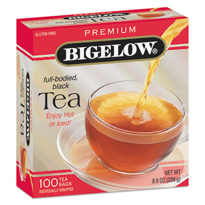 Bigelow® Single Flavor Tea Bags, Premium Ceylon, 100 Bags/Box Beverages-Tea Bag - Office Ready