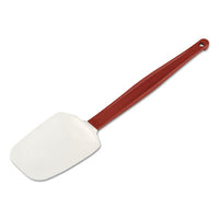Rubbermaid?« Commercial High Heat Scraper Spoon, White w/Red Blade, 13 1/2