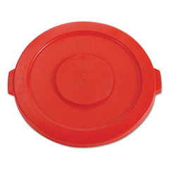 Rubbermaid?« Commercial Round Brute?« Lid, for 32 gal Round BRUTE Containers, 22.25" Diameter, Red