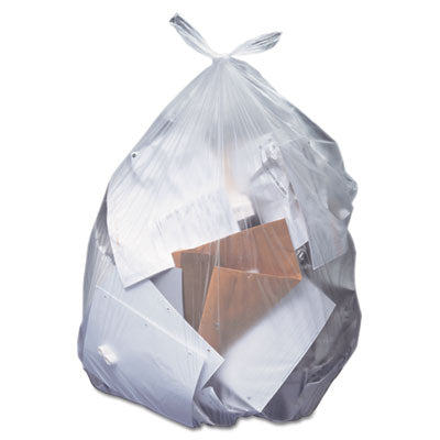 Heritage Linear Low-Density Can Liners, 40-45 gal, 0.55 mil, 40 x 46, Clear, 250/Carton Bags-Low-Density Waste Can Liners - Office Ready