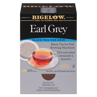 Bigelow® Tea Pods, 1.90 oz, 18/Box Beverages-Tea, Pod - Office Ready