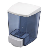 Impact® ClearVu® Encore® Soap Dispenser, 30 oz, 4.5 x 4 x 6.25, Black/White Soap Dispensers-Liquid, Manual - Office Ready