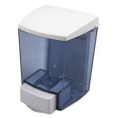 Impact® ClearVu® Encore® Soap Dispenser, 30 oz, 4.5 x 4 x 6.25, Black/White