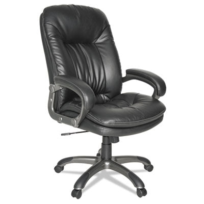 OIF Executive Swivel/Tilt Bonded Leather High-Back Chair, Supports Up to 250 lb, 18.50