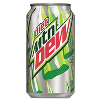 Mountain Dew® Diet Citrus Soft Drink, 12 oz Soda Can, 12/Pack Soda Pop - Office Ready