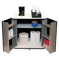 Vertiflex® Refreshment Stand, Engineered Wood, 9 Shelves, 29.5