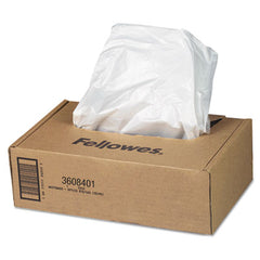 Fellowes® Shredder Waste Bags, 16 to 20 gal Capacity, 50/Carton