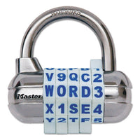 Master Lock® Password Plus™ Combination Lock, Hardened Steel Shackle, 2 1/2