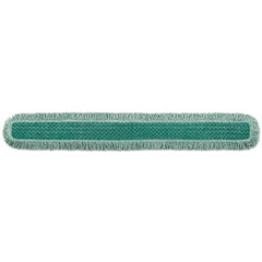 Rubbermaid® Commercial HYGEN™ HYGEN™ Dry Dusting Mop Heads, Green, 60 in., Microfiber, Cut-End