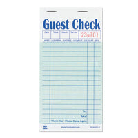AmerCareRoyal® Guest Check Book, 17 Lines, Two-Part Carbon, 3.5 x 6.7, 50 Forms/Pad, 50 Pads/Carton Guest Checks - Office Ready