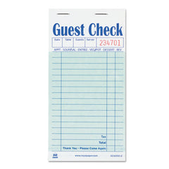 AmerCareRoyal® Guest Check Book, 17 Lines, Two-Part Carbon, 3.5 x 6.7, 50 Forms/Pad, 50 Pads/Carton