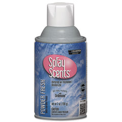 Chase Products Champion Sprayon® SPRAYScents™ Metered Air Freshener Refill, Powder Fresh, 7 oz Aerosol Spray, 12/Carton