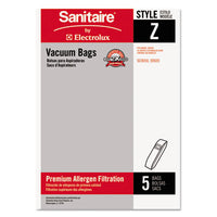 Sanitaire® Style Z Vacuum Bag, 5/Pack Vacuum Cleaner Disposable Bags - Office Ready