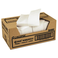 Chicopee® Durawipe® Shop Towels, 13 x 15, Z Fold, White, 100/Carton