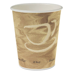 Dart® Solo® Single Sided Poly Paper Hot Cups, 10 oz, Mistique Design, 50/Bag, 20 Bags/Carton