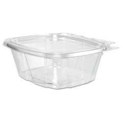 Dart® ClearPac® SafeSeal™ Tamper-Resistant, Tamper-Evident Containers, Tamper-Evident Containers, Flat Lid, 16 oz, 4.9 x 2.5 x 5.5, Clear, 100/Bag, 2 Bags/CT