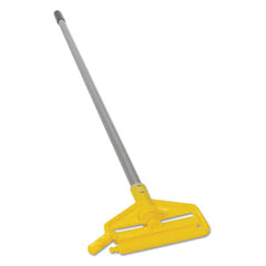 Rubbermaid® Commercial Invader® Side-Gate Wet-Mop Handle, 1" dia x 60", Gray/Yellow