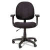 Alera® Essentia Series Swivel Task Chair with Adjustable Arms, Supports Up to 275 lb, 17.71" to 22.44" Seat Height, Black Chairs/Stools-Office Chairs - Office Ready