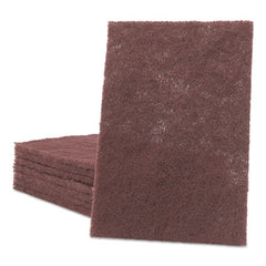 Scotch-Brite™ PROFESSIONAL General Purpose Hand Pad, 6 x 9, Maroon, 20/Box, 3 Boxes/Carton