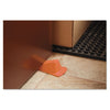 Master Caster® Giant Foot® Doorstop, No-Slip Rubber Wedge, 3.5w x 6.75d x 2h, Safety Orange Door Hardware-Wedge Doorstop - Office Ready