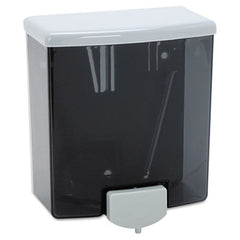 Bobrick Surface-Mounted Liquid Soap Dispenser, 40 oz, 5.81 x 3.31 x 6.88, Black/Gray