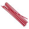 Boardwalk® Single-Tube Stir-Straws,5.25", Polypropylene, Red, 1,000/Pack, 10 Packs/Carton Straws/Stems/Sticks-Stir Straw - Office Ready