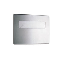 Bobrick Stainless Steel Toilet Seat Cover Dispenser, ConturaSeries, 15.75 x 2.25 x 11.25, Satin Finish  - Office Ready