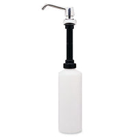 Bobrick Contura™ Lavatory-Mounted Soap Dispenser, 34 oz, 3.31 x 4 x 17.63, Chrome/Stainless Steel Soap Dispensers-Liquid, Manual - Office Ready