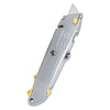 Stanley® Quick-Change Retractable Utility Knife, Gray Knives-Retractable Utility/Box Cutter - Office Ready