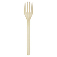 Eco-Products® Plant Starch Cutlery, 50/Pack Disposable Forks - Office Ready
