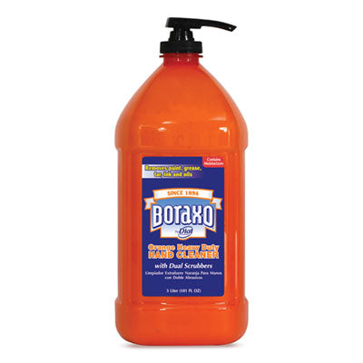 Boraxo® Orange Heavy Duty Hand Cleaner, 3 L Pump Bottle Personal Soaps-Liquid - Office Ready