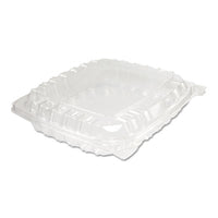 Dart® ClearSeal® Hinged-Lid Plastic Containers, 8.31 x 8.31 x 2, Clear, 125/Bag, 2 Bags/Carton Food Containers-Takeout Clamshell, Plastic - Office Ready
