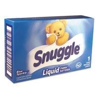 Snuggle® Blue Sparkle HE Liquid Fabric Softener - Vend Pack, Original, 1 Load Vend-Box, 100/Carton Fabric Softeners - Office Ready