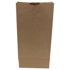 General Grocery Paper Bags, 50 lb Capacity, #10, 6.31" x 4.19" x 13.38", Kraft, 500 Bags