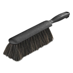 Carlisle® Counter & Radiator Brush, Black Horsehair Blend Bristles, 8" Brush, 5" Black Handle