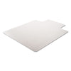 deflecto® DuraMat® Moderate Use Chair Mat for Low Pile Carpeting, 45 x 53, Wide Lipped, Clear Mats-Chair Mat - Office Ready