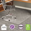 deflecto® ExecuMat® Intensive All Day Use Chair Mat for Plush, High Pile Carpeting, 45 x 53, Wide Lipped, Clear Chair Mats - Office Ready