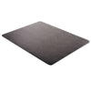 deflecto® EconoMat® Non-Studded All Day Use Chair Mat for Hard Floors, 45 x 53, Rectangular, Black Mats-Chair Mat - Office Ready