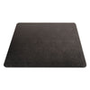 deflecto® EconoMat® Non-Studded All Day Use Chair Mat for Hard Floors, 45 x 53, Rectangular, Black Mats-Chair Mat - Office Ready