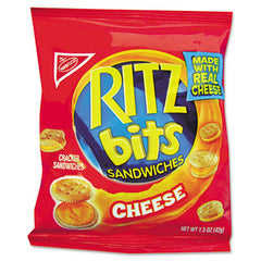 Nabisco® Ritz Bits®, Cheese, 1.5 oz Packs, 60/Carton