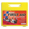 First Aid Only?äó Essentials First Aid Kit, 138 Pieces, Plastic Case Personal/Vehicle First Aid Kits - Office Ready