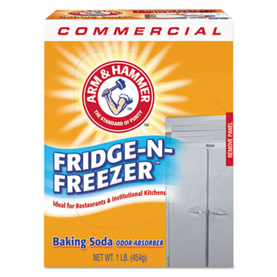 Arm & Hammer™ Fridge-n-Freezer™ Pack Baking Soda, Unscented, Powder, 16 oz, 12/Carton Air Fresheners/Odor Eliminators-Powder - Office Ready