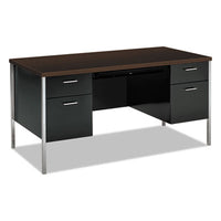 HON® 34000 Series Double Pedestal Desk, 60