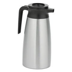 BUNN® Thermal Vacuum Pitcher, Stainless Steel/Black