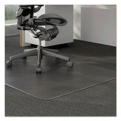 Alera® Studded Chair Mat for Low Pile Carpet, 46 x 60, Rectangular, Clear