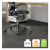 Alera® Studded Chair Mat for Low Pile Carpet, 36 x 48, Lipped, Clear Mats-Chair Mat - Office Ready