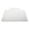 Alera® Studded Chair Mat for Low Pile Carpet, 45 x 53, Wide Lipped, Clear Mats-Chair Mat - Office Ready