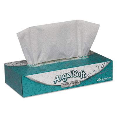 Georgia Pacific® Professional Angel Soft ps® Premium White Facial Tissue, 2-Ply, White, 100 Sheets/Flat Box, 30 Boxes/Carton Tissues-Facial - Office Ready