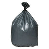 Platinum Plus® Can Liners, 33 gal, 1.35 mil, 33" x 40", Gray, 100/Carton Bags-Low-Density Waste Can Liners - Office Ready
